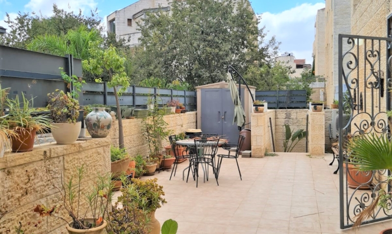For Sale: 3 bedroom garden apartment- Ramat Beit Hakerem